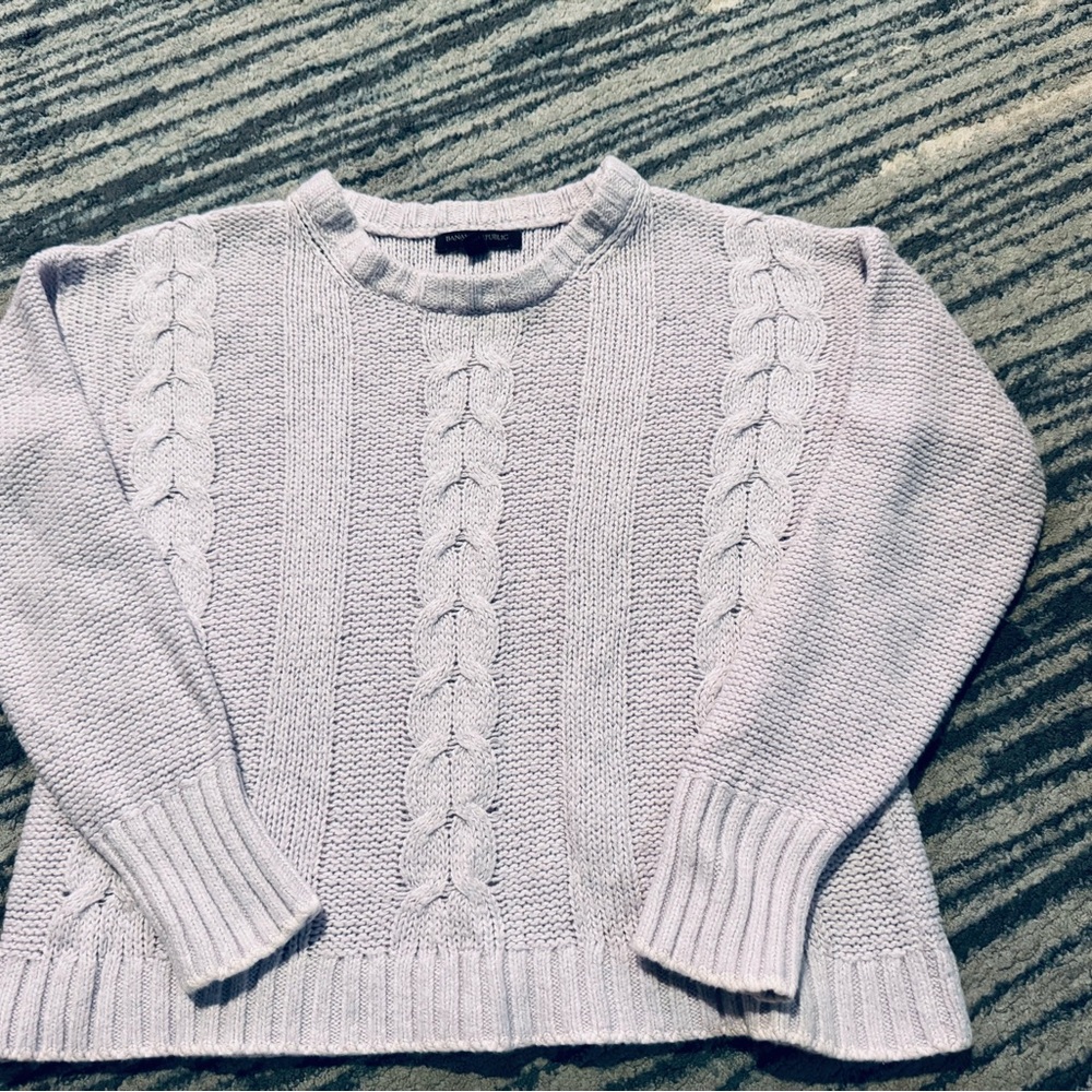 Banana Republic Women's Sweater - Soft Lavender